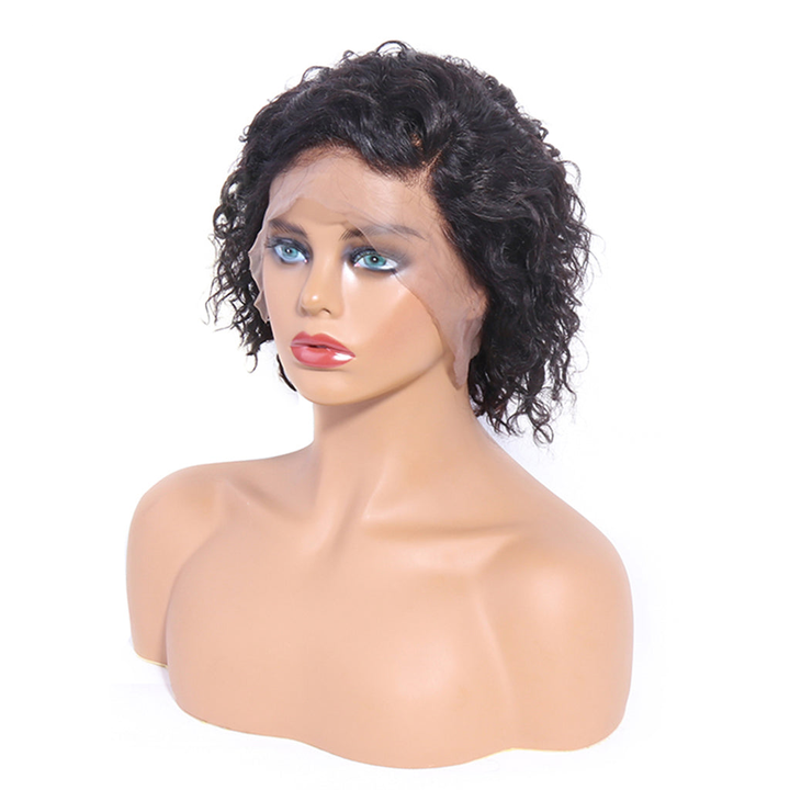 Pixie Cut Lace Wig Preplucked Short Human Hair Wigs Curly 13x4 Lace Glueless Wigs