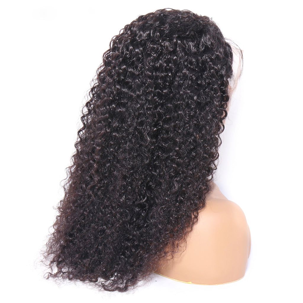 Wigs For Black Women Remy Human Hair Kinky Curly 13x4 Front Lace Wig 150% Pre Plucked with Baby Hair